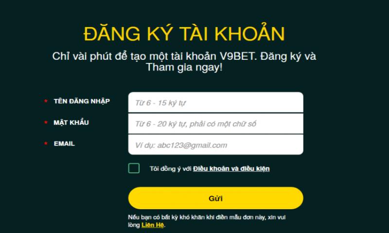 dieu khoan su dung thanh vien Điều khoản sử dụng yêu cầu điền đầy đủ thông tin đăng ký