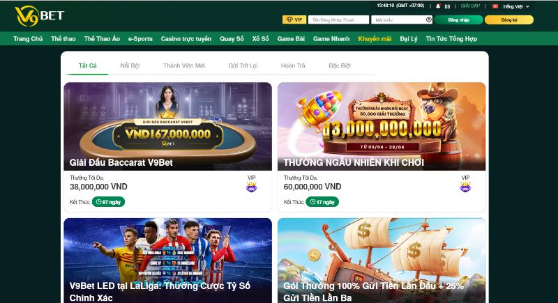 gioi thieu v9bet uu dai Giới thiệu V9bet tổng quan