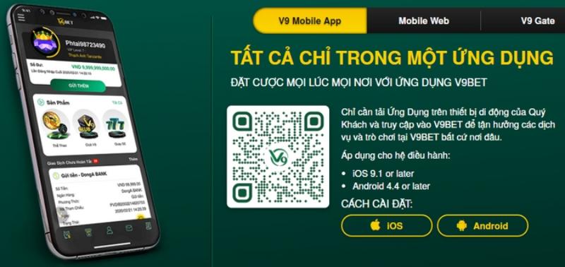 tai app v9bet cau hoi Giải đáp một số câu hỏi khi tải app V9bet