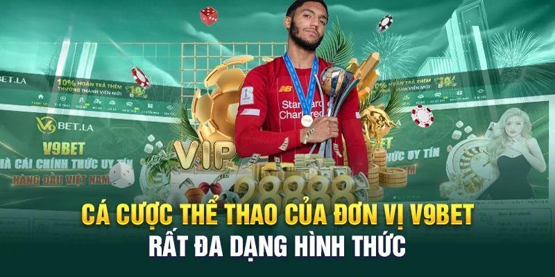 the thao v9bet da dang Với những ưu điểm vượt trội trên, thể thao V9bet xứng đáng là điểm đến lý tưởng cho những ai đam mê cá cược trực tuyến.